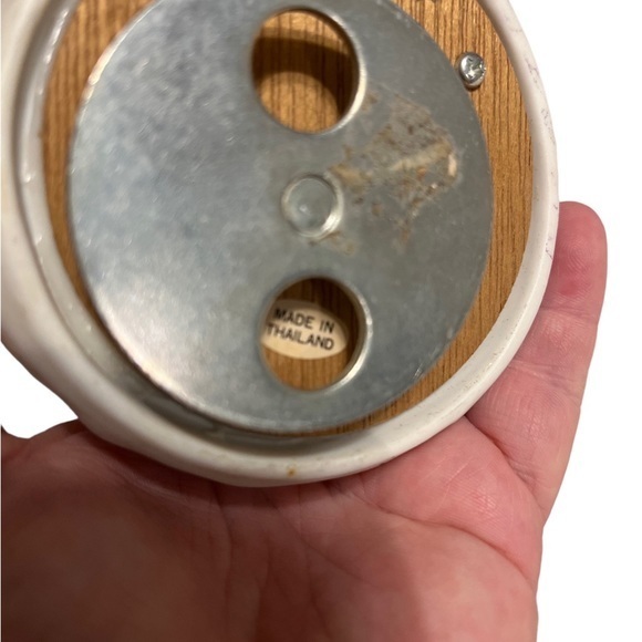 Vintage angel Ceramic Music Box Plays “Hark The Herald Angels Sing “ While Spins - Picture 3 of 4